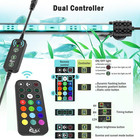Submersible Aquarium Lights   colorful Led Rgb Fish Tank Light dual Controller Wit
