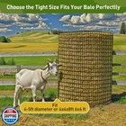 Round Bale Hay Net For Horses  Durable Knotless Nylon Slow Feeder  6x6 Ft  Re