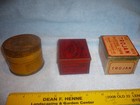 3   empty  Blasting Cap Tins Hercules No 6 Trojan No  6 Canadian Industries No 6