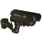2x Dummy Security Camera Fake Leds Flashing Light Home Surveillance Waterproof 