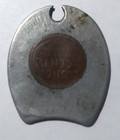 Good Luck Encased 1948 Wheat Cent  bz-530 