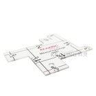 Plastic Seam Gauge For Sewing And Quilting  Measuring Gauge Ruler - 1 8  To 2 