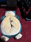 Pokemon Snorlax Plush Slippers - Unisex One Size Blue beige
