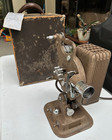 Vintage Keystone Model A-81 16mm Projector With Case  Reel   Spare Lamp - Nice 