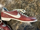 Vintage 1990s Women   s Nike Bowling Shoes Maroon silver Size 10 Very Good