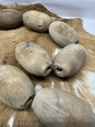 Antique Wooden Marine Fish Net Floats Buoy Wood Nautical Beach