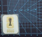 2026 Fifa World Cup Patches Soccer Jersey Patch Iron On White  Gold