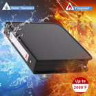 Fireproof 3 Ring Binder With Zipper  1 5 Inch D Rings Hold Up 375 Sheets Of 8 5 