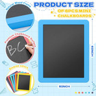 Mini Chalkboard Signs With Frames 6 Pc 6 X 5 In Colorful Slate Board