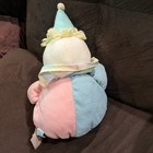Vintage Eden Pastel Clown Plush Stuffed Toy