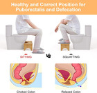 Bamboo Toilet Stool Squatting Potty Trainer Non-slip For Adults   Kids