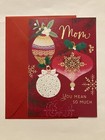 Merry Christmas Mom You Mean So Much Love You 5   x7    Hallmark Greeting Card