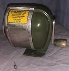 Vintage  Olive Green  Boston  Model Ks  Pencil Sharpener  With Box