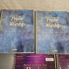 More Songs For Praise   Worship Vol  1 2 3 Piano Guitar Vocal Edition Lot Of 5