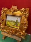 Original One Only Watercolor Painting Framed W stand 1 12 Dollhouse Miniature
