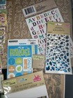 Lot Scrapbooking Summer Flowers Stickers Borders 3d Embellishments