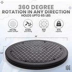10 Inch Lazy Susan Turntable Organizer  Non Skid Large 10   Black