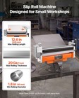 Vevor Slip Roll Machine 12 6 In Max Forming Width 20 Gauge Slip Roller Bender