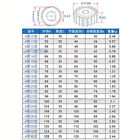 4 Mod 10t-80t Spur Gear 45  Steel Thickness 35mm Motor Pinion Transmission Gear
