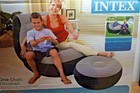 Intex Ultra Lounge Chair W  Ottoman   Free 12v Inflator Deflator Lot