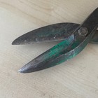 Vintage Rustic Tin Snips 10  Forged In Usa Steel Sheet Metal Shears