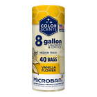  3 Pack  8-gallon Medium Twist Tie Trash Bags  Vanilla Flower Scent   40 Bags