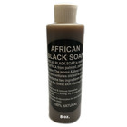 8 Oz  Raw African Black Soap Liquid - 100  Pure Natural Organic Body Face Wash