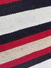 Antique Beautiful Navajo Indian Chief s Pattern Striped Double Saddle Blanket