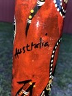34  Authentic Aboriginally  Didgeridoo Kangaroo Hand Painted Artwork