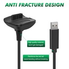 2 Rechargeable Battery Pack Usb Cable For Xbox 360 Controller Play   Charge Kit