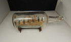 Vintage Maritime Folk-art 1 Quart Ship In Bottle  20810-showcase-oy 