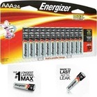 Energizer Alkaline Aa   Aaa Max Battery  24 24-pack  New Exp 12 2029