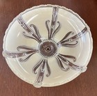 Vintage Art Deco Nouveau Beige Frosted Glass Ceiling Light Shade 15 