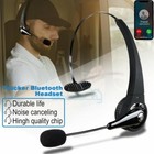 Bluetooth Headset Wireless Trucker Driving Office Headphone Noise Cancelling Mic