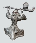 Vintage 1987 Spoontiques Pewter Wizard With Staff  D d  
