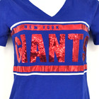 Victoria s Secret Pink New York Giants Nfl Football T-shirt Bling Blue Xs