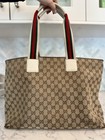Authentic Gucci  Beige Gg Diaper Bag