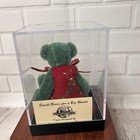 World Of Miniature Bears By Crystal Smythe 4   German Mohair Bear Yule Green