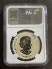 2014 Canada 9999   5 Dollar Fine Silver Maple  Gilt Reverse Proof Coin Ngc Pf69