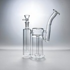 Thick 9  Glass Bong Double Filters Smoking Water Pipe Bubbler Hookah Usa Stock