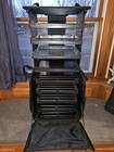 Crop In Style P3 Rolling Tote Craft 9 Tray Expandable Case   Scrapbook Organizer