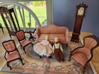 Large Vintage Lot Doll House Miniatures Furniture   Accessories Wood And Metal