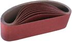 24pcs 4 X 24 In Ao Sanding Belts 60 80 120 150 240 400 Grit Assorted Set Sander
