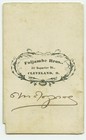 1st International Burmese Doctor Usa Signed 1860s Rare Maung Loo Cdv Autograph