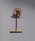 Two Owls Vintage Avon Tie Tack Lapel Pin Barn Horn Screech Snowy Animal Bird