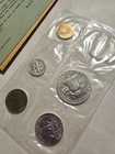 1960 Us Mint Proof Set 5 Coin Original Packaging Franklin Half 90  Silver