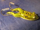 Antique Rare Pflueger Conrad Frog Fishing Lure W Maroon Box Htf Akron Ohio