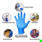 Peipu Nitrile Gloves Disposable  medium  Medium  pack Of 100   Blue
