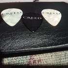 Creed Mark Tremont 2 Signature White Pearl Guitar Pick Tour And Scott Stapp 2002
