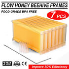 Auto Seep Full Set 7pcs Beehive Honey Hive Frame  cedarwood Beekeeping Brood Box